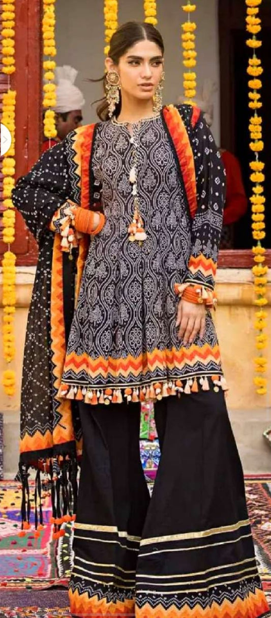GUL AHMED PRINTED LAWN 3PCS UNSTITCHED